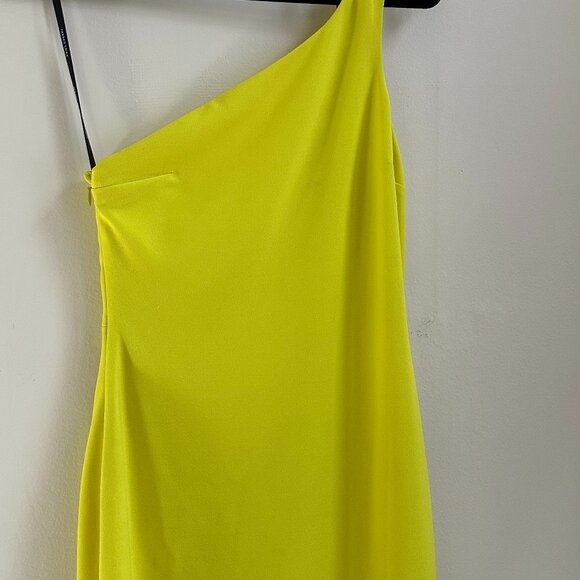 NWT - Intermix Floor Length One Shoulder Gown - Picture 3 of 7